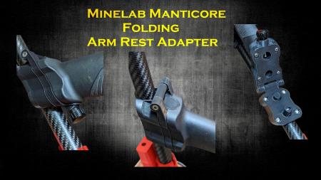 Minelab Manticore Folding Arm Rest Adapter